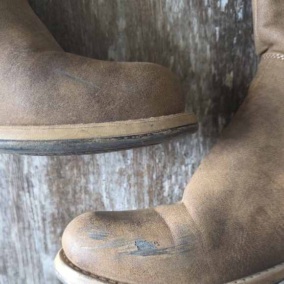 Corkys Tan Lace-Up Knee-High Boots - Picture 3 of 3